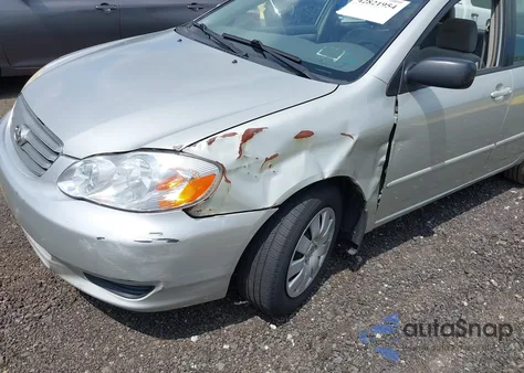 2003 Toyota Corolla Le из США, поврежденный, VIN 2T1BR32E93C104893